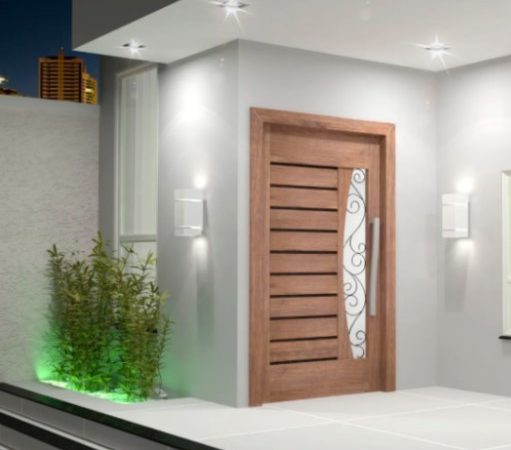 Decore seu ambiente com porta de madeira